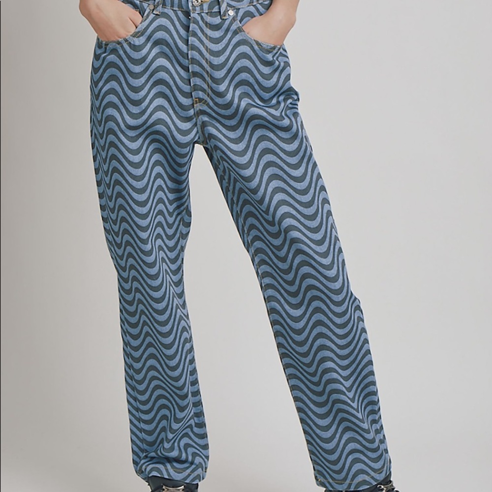 Ragged priest wave jeans